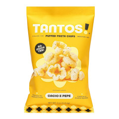 TANTOS - PUFF PASTA CHIPS - CACIO EAST PEPE - 4OZ