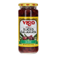 VIGO SLICED CALAMATA OLIVE 6OZ