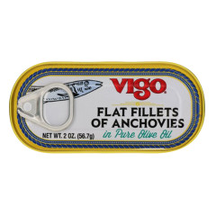 VIGO FLAT ANCHOVIES 12OZ - PK12