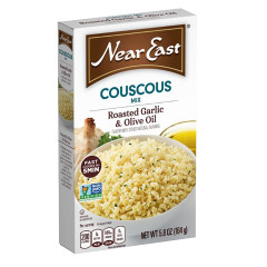 NEAR EAST ROASTED GARLIC AND OLIVE OIL PEARLED COUSCOUS 4.7 OZ BOX