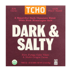 TCHO - DARK & SALTY DARK CHOCOLATE - 2.5OZ