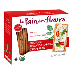LE PAIN DES FLEURS - TOMATO PAPRIKA CRISPBREAD - 5.3OZ