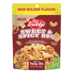 FRY DADDY'S - GLUTEN FREE SWEET&SPCY BARBECUE PARTY MIX - 5.5OZ