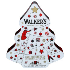 WALKERS - CHRISTMAS TREE TIN - 7.9OZ