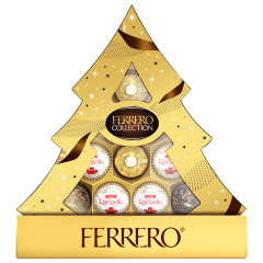 FERRERO ROCHER ASSORTED HOLIDAY TREE 4.7 OZ