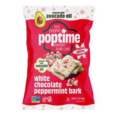 POPTIME - HOLIDAY - PEPPERMIT WHITE CHOCOLATE BARK - 7OZ