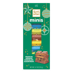 RITTER SPORT HOLIDAY MINIS 4.7 OZ TOWER