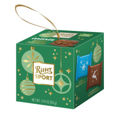 RITTER SPORT HOLIDAY MINIS ORNAMENT 2.94 OZ BOX