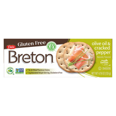 DARE - BRETON - GLUTEN FREE - CRACKED PEPPER - 4.76OZ - PK6
