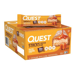 QUEST - STACK BARS - SALTED CARAMEL - 2.36OZ