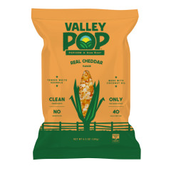 VALLEY POP - YELLOW CHEDDAR POPCORN - 6.5OZ - PK6
