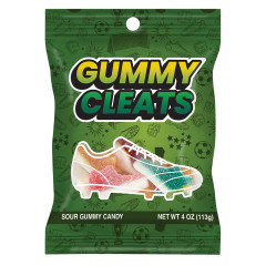 AMUSEMINTS GUMMY CLEATS 4 OZ PEG BAG