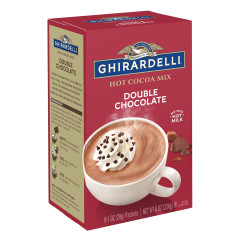 GHIRARDELLI DOUBLE CHOCOLATE HOT COCOA MIX 8 OZ BOX