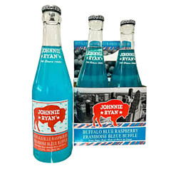 JOHNNIE RYAN BUFFALO BLUE RASPBERRY SODA 11.5 OZ BOTTLE