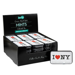 AMUSEMINTS I LOVE NY SUGAR FREE PEPPERMINT MINTS 0.56 OZ TIN