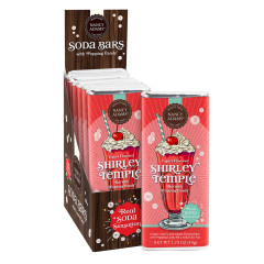 NANCY ADAMS SODA BAR SHIRLEY TEMPLE YOGURT WITH POPPING CANDY 1.75 OZ