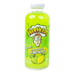 WARHEADS SOUR! GREEN APPLE LEMONADE 16 OZ BOTTLE