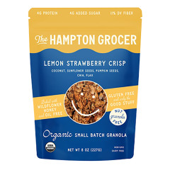 THE HAMPTON GROCER - ORG LEMON STRWB CRISP - 8OZ