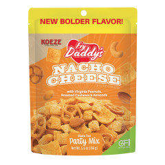 FRY DADDY'S - GLUTEN FREE NACHO CHESE PARTY MIX - 5.5OZ