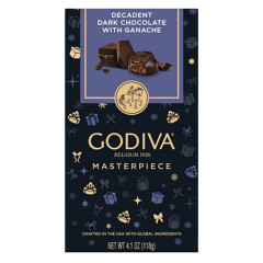 GODIVA - MASTERPIECE - BAG - DARK GANACHE - 4.1OZ