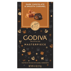 GODIVA - MASTERPIECE - BAG - DARK CARAMEL - 4.1OZ