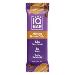 IQBAR - ALMOND BUTTER CHIP PRO BAR - 1.60Z