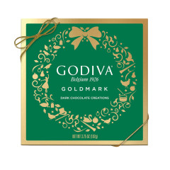 GODIVA GOLDMARK COLLECTION DARK CHOCOLATE 9 PIECE BOX