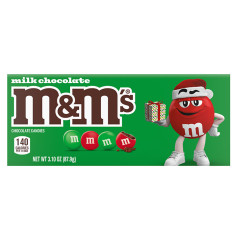 M&M'S MILK CHOCOLATE CHRISTMAS 3.1 OZ THEATER BOX