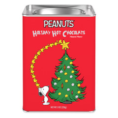 PEANUTS HOLIDAY HOT COCOA 8 OZ TIN