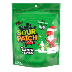 SOUR PATCH KIDS SANTA & ELVES 9.8 OZ POUCH