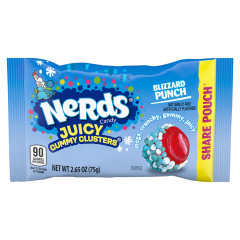 NERDS BLIZZARD PUNCH JUICY GUMMY CLUSTERS 2.65 OZ BAG