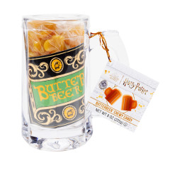 JELLY BELLY HARRY POTTER BUTTERBEER CHEWY CANDY 8 OZ GLASS MUG