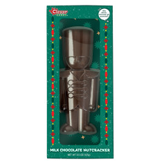 CLEVER CANDY MILK CHOCOLATE NUTCRACKER 4.5 OZ BOX