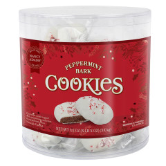 NANCY ADAMS PEPPERMINT BARK COOKIE SINGE SERVE TUB