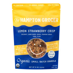 THE HAMPTON GROCER - ORG LEMON STRWB CRISP - 8OZ