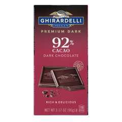 GHIRARDELLI 92% COCOA MOONLIGHT MYSTIQUE INTENSE DARK CHOCOLATE 3.17 OZ BAR