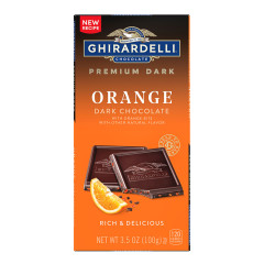 GHIRARDELLI INTENSE DARK BLOOD ORANGE SUNSET 3.5 OZ BAR