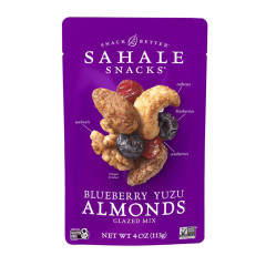 SAHALE - GLAZED MIX - BLUEBERRY YUZU MIXED NUTS - 4OZ
