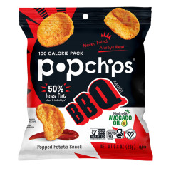POPCHIPS BBQ POTATO CHIPS 0.8 OZ BAG