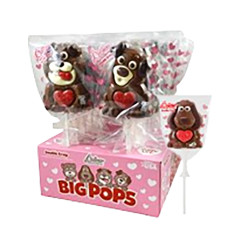 BIG PUPPY LOLLIPOPS - CHOCOLATE - 3OZ