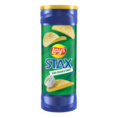 LAY'S - STAX CANISTER - SOUR CREAM & ONION - 5.5OZ