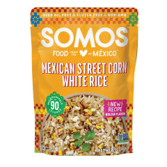 SOMOS MEXICAN STREET CORN WHITE RICE 8.8 OZ POUCH