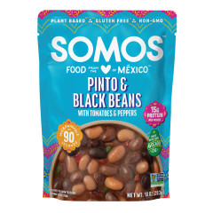 SOMOS PINTO & BLACK BEANS 10 OZ POUCH