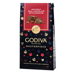GODIVA MASTERPIECE MILK CHOCOLATE WITH GANACHE 4.1 OZ BAG