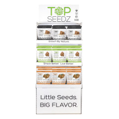 TOP SEEDZ - SHIPPER - CRACKER POUCHES 3FLAVOR - 5OZ - PK36