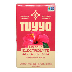 TUYYO - ELECTROLYTE AGUA - HIBISCUS - 5.6OZ
