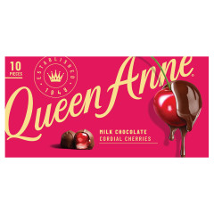 QUEEN ANNE MILK CHOCOLATE CHERRY CORDIALS 6.6 OZ BOX
