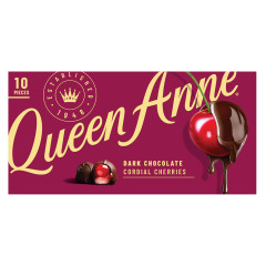 QUEEN ANNE DARK CHOCOLATE CHERRY CORDIALS 6.6 OZ BOX