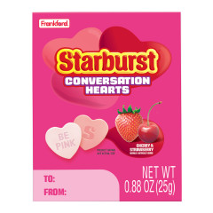 STARBURST CONVERSATION HEARTS .88 OZ BOX