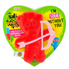 SOUR PATCH KIDS MARSHMALLOWS & PLUSH TOY HEART 3.53 OZ BOX